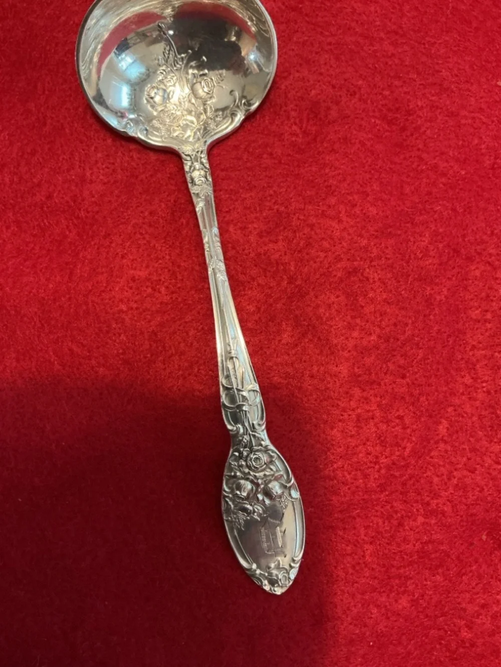 Alvin Silverplate Brides Bouquet Cream Ladle.